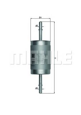 Compre KL181 Mahle Original Filtro de combustível