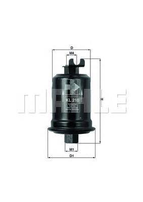 Compre KL210 Mahle Original Filtro de combustível