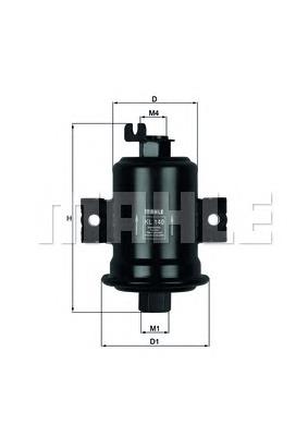 KL140 Mahle Original Filtro de combustível