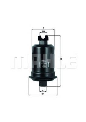 KL128 Mahle Original Filtro de combustível