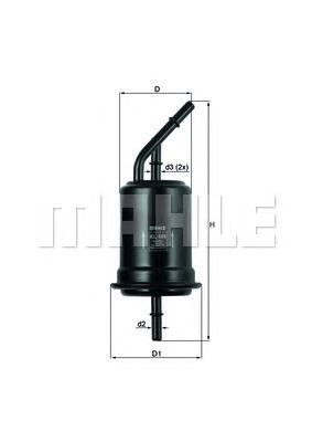 KL488 Mahle Original Filtro de combustível