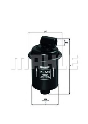 KL516 Mahle Original Filtro de combustível