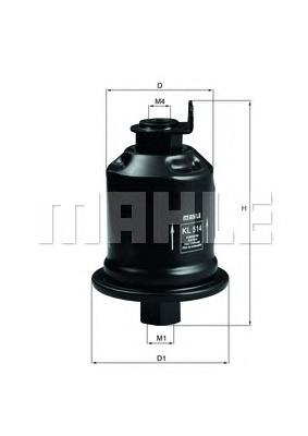 KL514 Mahle Original Filtro de combustível