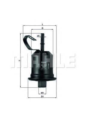 KL434 Mahle Original Filtro de combustível