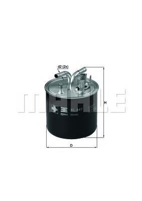 KL447 Mahle Original Filtro de combustível