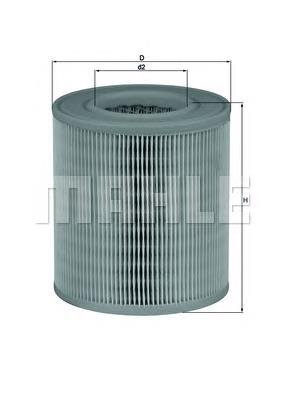 Filtro de ar Mahle Original LX1253 preço, a partir de 16,63 USD