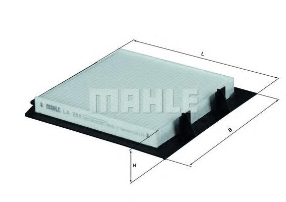 LA288 Mahle Original Filtro de salão