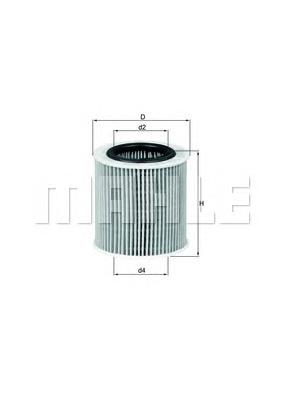 Filtro de óleo OX387D Mahle Original