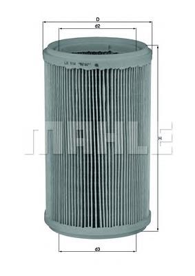Filtro de ar Mahle Original LX914 preço, a partir de 15,51 USD