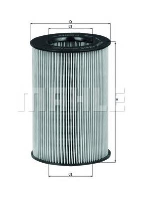 LX813 Mahle Original Filtro de ar