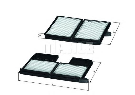 Filtro de salão Mahle Original LA186S preço, a partir de 16,92 USD