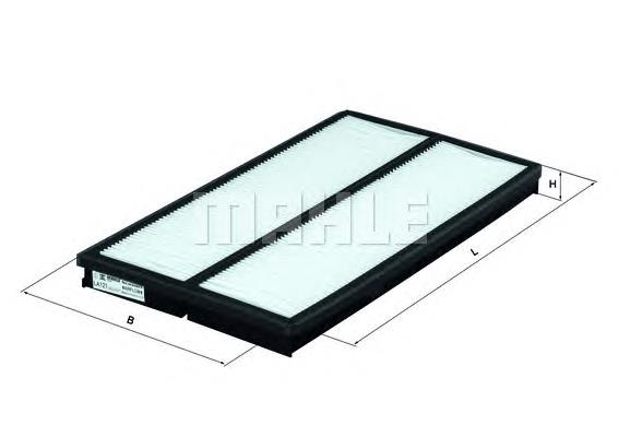 LA121 Mahle Original Filtro de salão