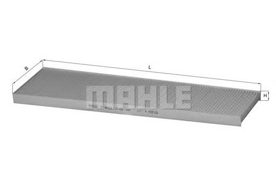 Filtro de salão Mahle Original LA123 preço, a partir de 11,41 USD