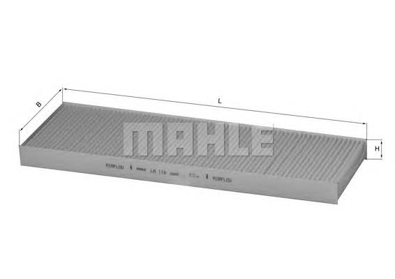 Filtro de salão Mahle Original LA118 preço, a partir de 10,85 USD