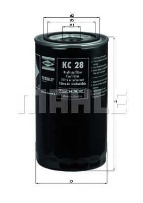 Filtro de combustível Mahle Original KC28 preço, a partir de 12,28 USD
