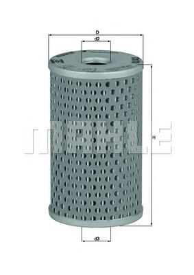 Filtro da direção hidrâulica assistida Mahle Original OX42 preço, a partir de 3,54 USD
