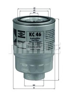 Filtro de combustível KC46 Mahle Original