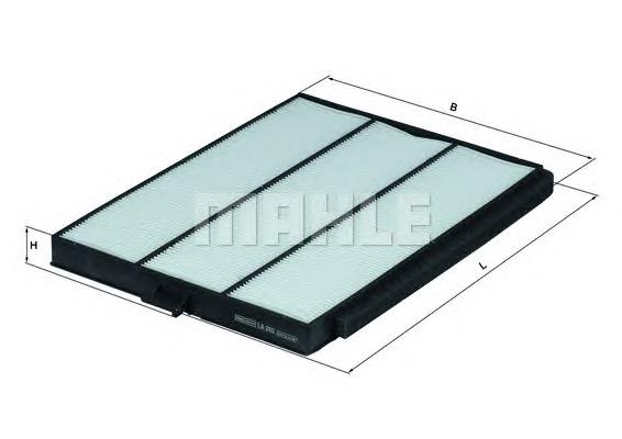 LA265 Mahle Original Filtro de salão