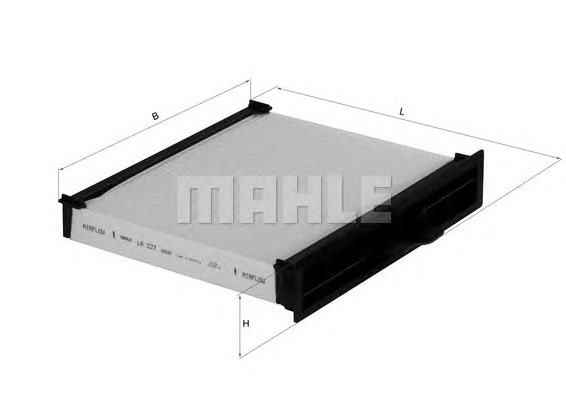 LA227 Mahle Original Filtro de salão