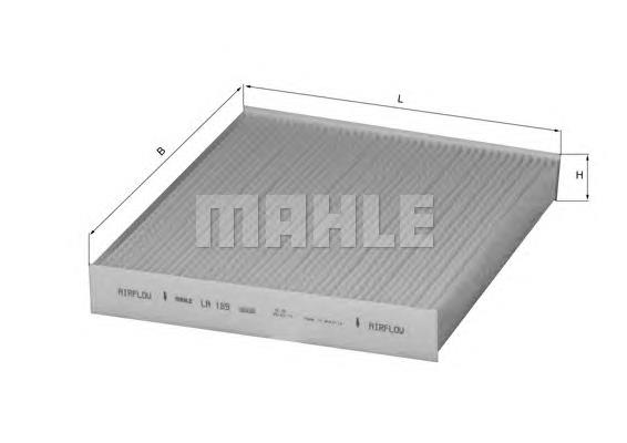 Filtro de salão Mahle Original LA189 preço, a partir de 9,13 USD