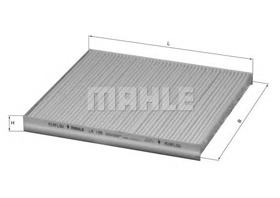 Filtro de salão Mahle Original LA199 preço, a partir de 9,71 USD