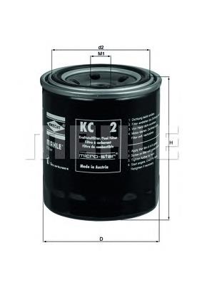 Compre KC2 Mahle Original Filtro de combustível