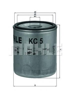 Filtro de combustível Mahle Original KC5 preço, a partir de 5,94 USD