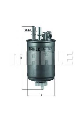Filtro de combustível Mahle Original KL483 preço, a partir de 24,46 USD