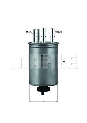 KL451 Mahle Original Filtro de combustível