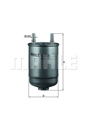 Filtro de combustível Mahle Original KL4855D preço, a partir de 34,27 USD
