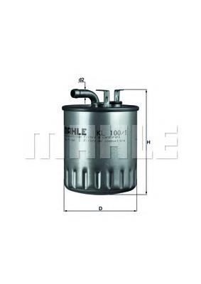 Filtro de combustível Mahle Original KL1001 preço, a partir de 13,84 USD
