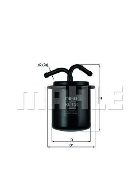 Filtro de combustível Mahle Original KL134 preço, a partir de 14,06 USD