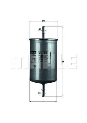 KL71 Mahle Original Filtro de combustível