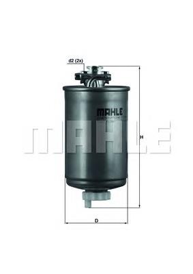 KL75 Mahle Original Filtro de combustível