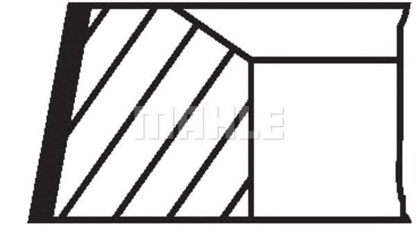 Anéis do pistão para 1 cilindro, STD. Mahle Original 03060N0 preço, a partir de 25,27 USD
