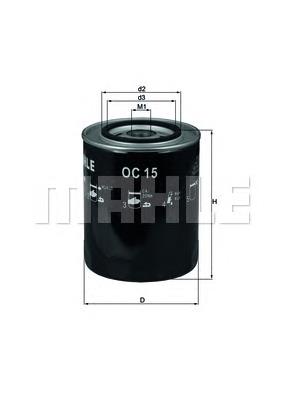 Compre OC15 Mahle Original Filtro de óleo
