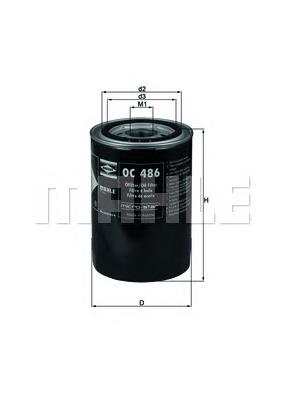Filtro de óleo Mahle Original OC486 preço, a partir de 11,03 USD