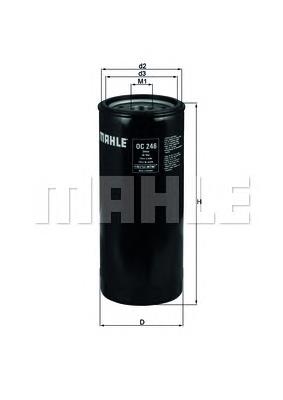 Filtro de óleo Mahle Original OC246 preço, a partir de 13,38 USD