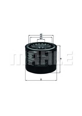 Compre OC286 Mahle Original Filtro de óleo