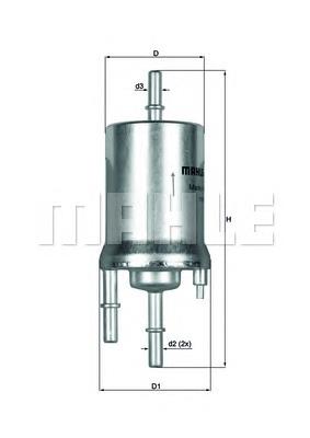 Filtro de combustível Mahle Original KL1561 preço, a partir de 19,31 USD