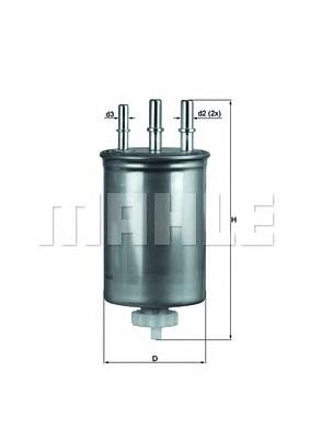 Filtro de combustível Mahle Original KL505 preço, a partir de 28,35 USD