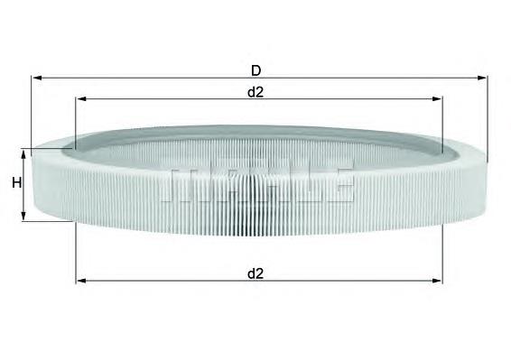 Filtro de ar Mahle Original LX61 preço, a partir de 14,29 USD