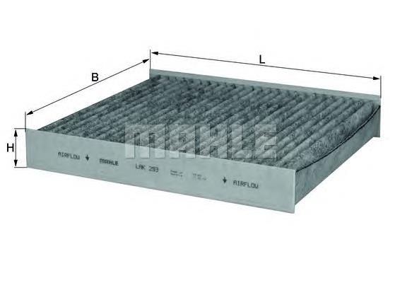 Compre LAK293 Mahle Original Filtro de salão