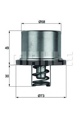 Termostato Mahle Original THD179 preço, a partir de 36,51 USD