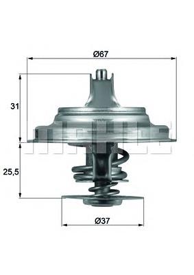 TX2587D Mahle Original Termostato