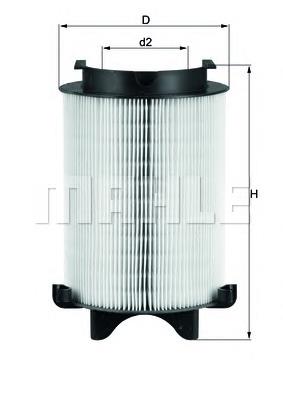 Filtro de ar LX1566 Mahle Original