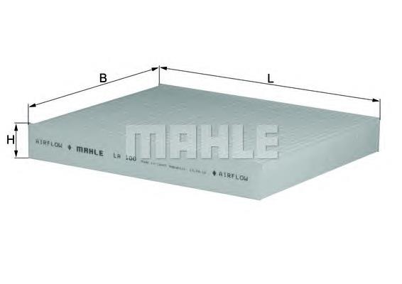 Filtro de salão Mahle Original LA100 preço, a partir de 10,79 USD