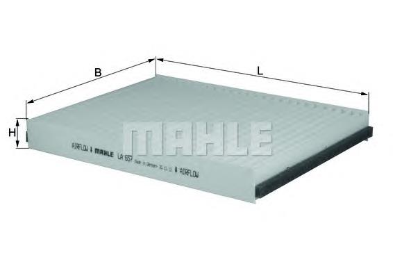 LA657 Mahle Original Filtro de salão