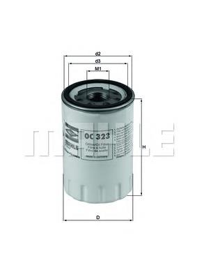 Filtro de óleo Mahle Original OC323 preço, a partir de 11,93 USD