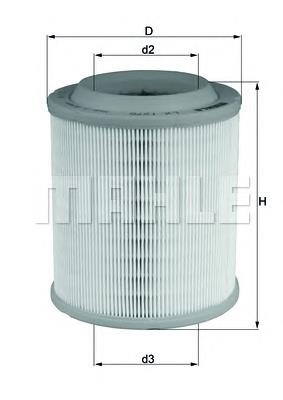 Filtro de ar Mahle Original LX1275 preço, a partir de 26,70 USD